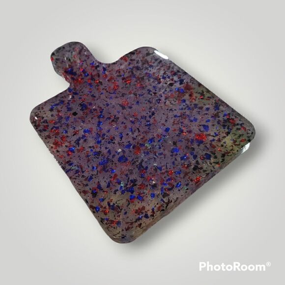 Clear Gold Leaf Coaster Tray (Z187) - Picture 5 of 6